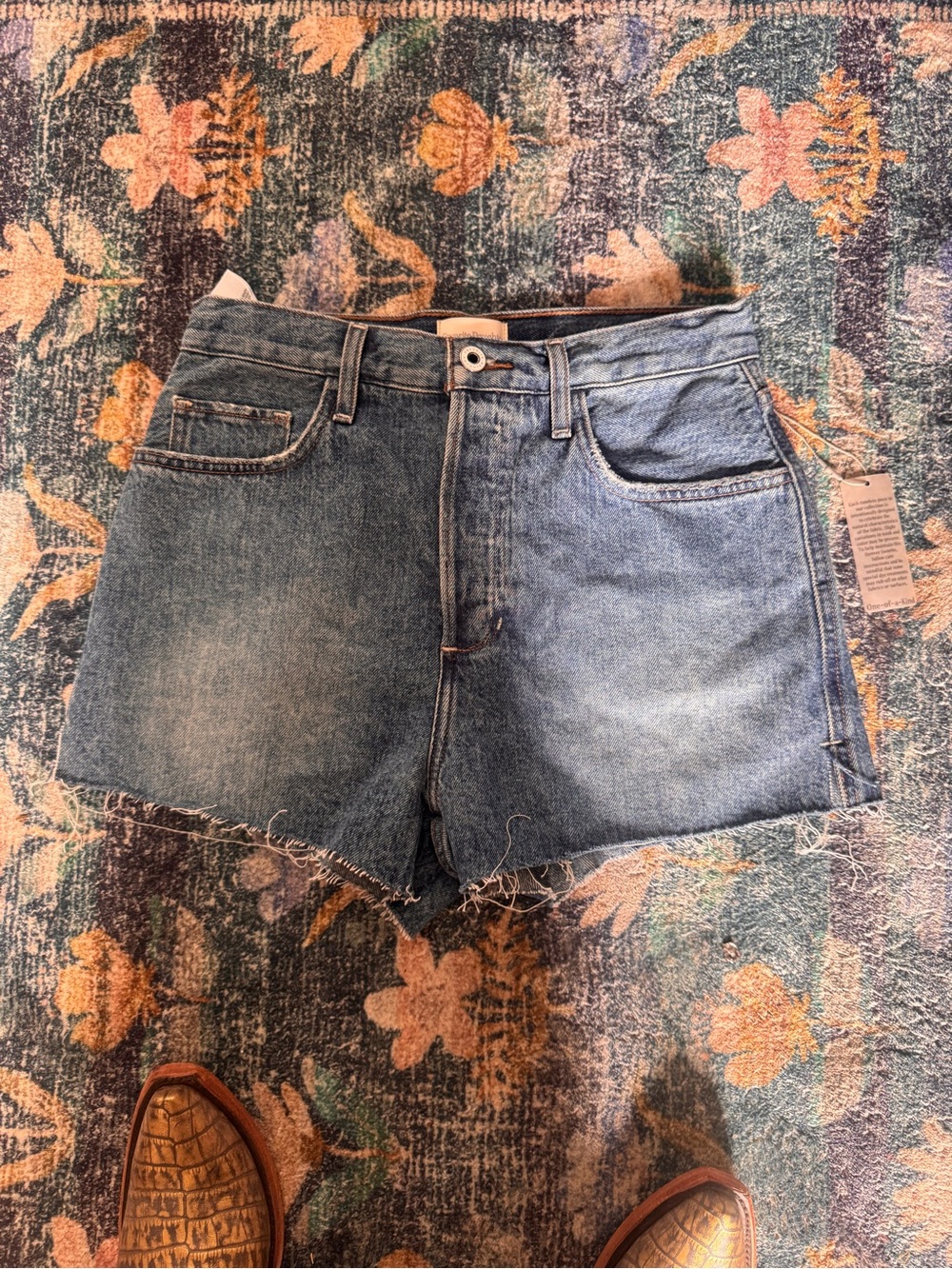 Favorite Daughter Light Blue Denim the Caroline Shorts in Brisbane